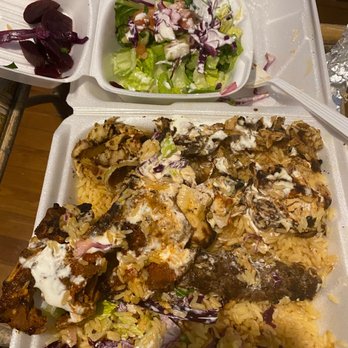Old City Cafe & Grill - Mixed grill, sorry didn't take pics until I was deep in the Shawarma Platter - Middle Eastern Near Me - Cranford, New Jersey