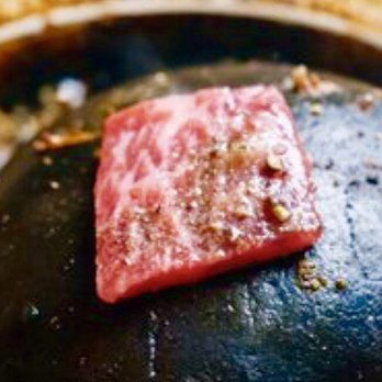 Uchi Dallas - Waygu on hot rock! Yummy - Japanese Near Me - Dallas, Texas