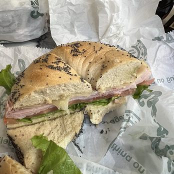 Ess-a-Bagel - My ham & swiss bagel - Bagels Near Me - New York, New York