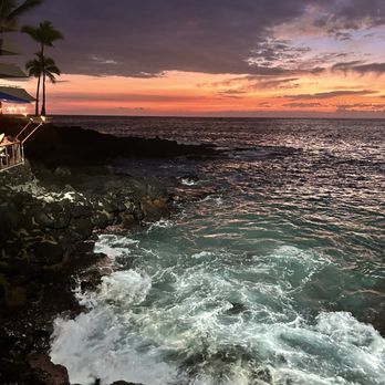 Huggo's Restaurant - View from our table - Seafood Near Me - Kailua-Kona, Hawaii Huggo's Restaurant - View from our table - Seafood Near Me - Kailua-Kona, Hawaii
