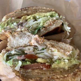 Chef Tanya's Kitchen - Chupacabra Chick'n sandwich. I love pickles so I'll add them next time. Bread was so good too! - Vegan Near Me - Palm Desert, California Chef Tanya's Kitchen - Chupacabra Chick'n sandwich. I love pickles so I'll add them next time. Bread was so good too! - Vegan Near Me - Palm Desert, California