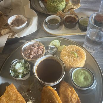 Orale Mexican Bar & Grill - Up top... spicy shrimp dish. Bottom ... quesabirria. - New Mexican Cuisine Near Me - Hanover Park, Illinois