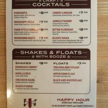 Farmhaus Burger - Cocktails and they have happy hour from 4-6p - Burgers Near Me - Augusta, Georgia Farmhaus Burger - Cocktails and they have happy hour from 4-6p - Burgers Near Me - Augusta, Georgia