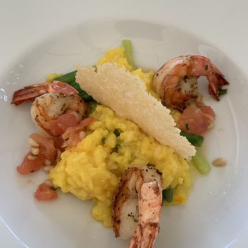 Alte Kanzlei - Saffron Risotto with Shrimp and Asparagus - tastiest if ever had. We also split the asparagus soup and that was full of flavor. - Swabian Near Me - Stuttgart, BW Alte Kanzlei - Saffron Risotto with Shrimp and Asparagus - tastiest if ever had. We also split the asparagus soup and that was full of flavor. - Swabian Near Me - Stuttgart, BW