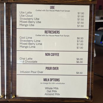Infusion Lab Coffee - Menu 7/26 - Coffee & Tea Near Me - San Diego, California Infusion Lab Coffee - Menu 7/26 - Coffee & Tea Near Me - San Diego, California