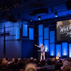 Life Bible Fellowship Church - Pastor Dan Franklin Preaching on a Sunday Morning.