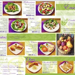 Bella Vida - Menú general en 4 paginas