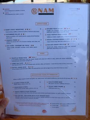 Menu photo 1 NAM Kitchen - Gardena Gardena, CA Menu photo 1 NAM Kitchen - Gardena Gardena, CA