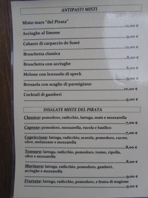 Menu photo 6 Il Pirata delle Cinque Terre Vernazza, SP