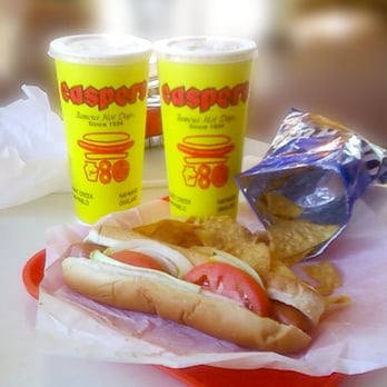 Caspers - Combo #1 - hot dog, chips and drink - Hot Dogs Near Me - Hayward, California