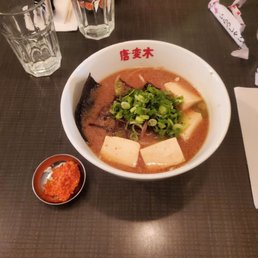 Spicy Miso Ramen with tofu Spicy Miso Ramen with tofu