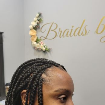 Braids By Sims - Medium box braids - Hair Stylists Near Me - Katy, Texas