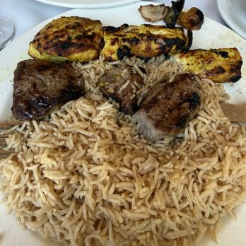 Kabul Afghan Cuisine - Kabuls Combination Kabab chicken and beef - Afghan Near Me - Sunnyvale, California