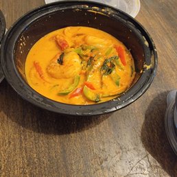 Shrimp panang curry Shrimp panang curry