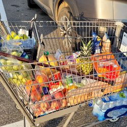 Kroger Marketplace - A full cart of groceries..