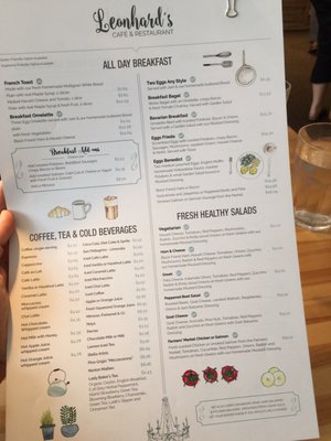 Menu photo 2 Leonhard's Café & Restaurant Charlottetown, PE