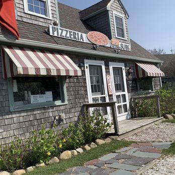 Block Island pizza Pie - Front sign. Cant miss the Pizza sign - Pizza Near Me - Block Island, Rhode Island