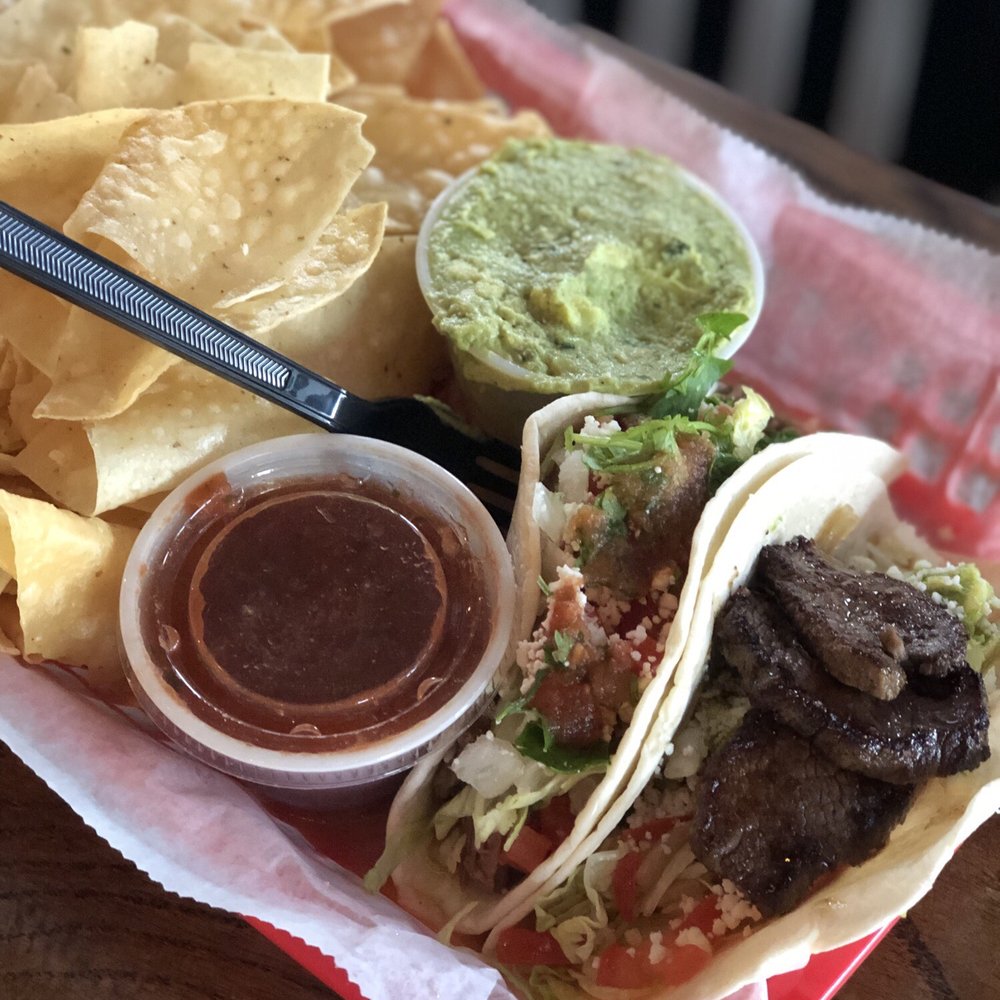 Taco Mama - Midtown Mobile - The sizzler? Barbacoa tacos, guac, chips, and salsa - Mexican Near Me - Mobile, Alabama Taco Mama - Midtown Mobile - The sizzler? Barbacoa tacos, guac, chips, and salsa - Mexican Near Me - Mobile, Alabama