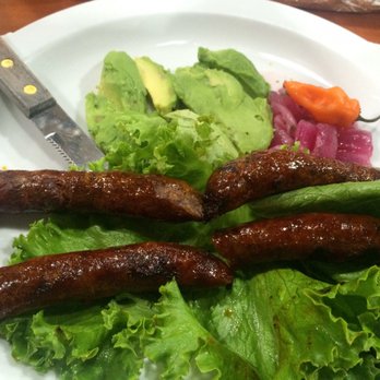 Chichen Itza Restaurant - Here's the longanisa and chorizo sausage that you make with the tortilla...it's good together with avocados, onions, and habanero sauce. - Mexican Near Me - Los Angeles, California Chichen Itza Restaurant - Here's the longanisa and chorizo sausage that you make with the tortilla...it's good together with avocados, onions, and habanero sauce. - Mexican Near Me - Los Angeles, California