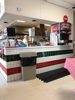 Photo of Carmine's Pizzeria - Dallas, TX, US. the interior of the restaurant