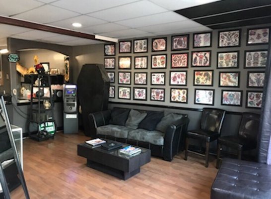 Closed Casket Tattoo Parlor Photos