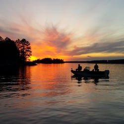 Northern Limits Guide Service - Amazing sunset fishing