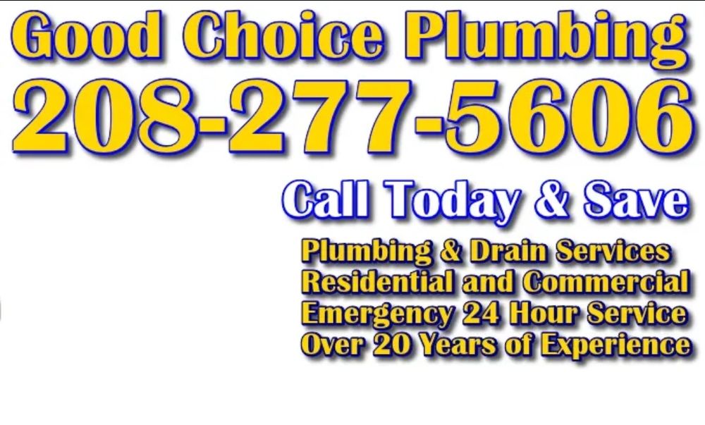 Slide of Good Choice Plumbing