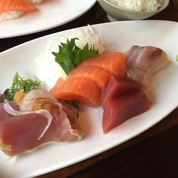 Sushi Tomi - Sashimi Dinner about $23 comes w/ miso soup, bowl of rice, and small salad. - Sushi Bars Near Me - Mountain View, California Sushi Tomi - Sashimi Dinner about $23 comes w/ miso soup, bowl of rice, and small salad. - Sushi Bars Near Me - Mountain View, California
