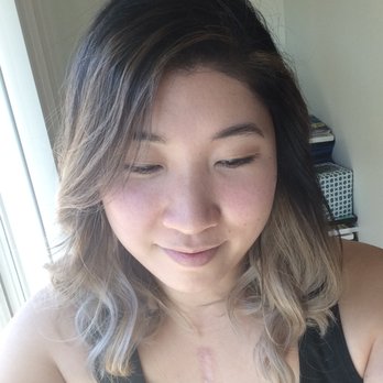 Abigail Salon - Silver blonde ombré balayage. Miriam is a hair magician! - Waxing Near Me