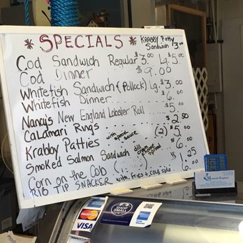 Ardick Seafood - a menu for specials - Seafood Markets Near Me - Lorain, Ohio