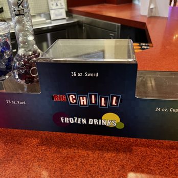 Big Chill Bar - frozen drinks on counter - Cocktail Bars Near Me - Las Vegas, Nevada Big Chill Bar - frozen drinks on counter - Cocktail Bars Near Me - Las Vegas, Nevada