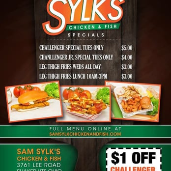 Sam Sylk's Chicken And Fish - A taste of the menu! - Chicken Wings Near Me - Cleveland, Ohio Sam Sylk's Chicken And Fish - A taste of the menu! - Chicken Wings Near Me - Cleveland, Ohio