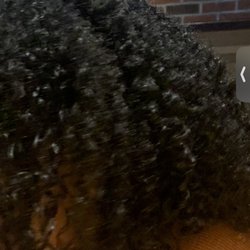 Tita's Dominican Salon - My curls before I went to this salon