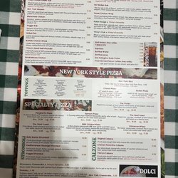 Vinny's King George Pizzaria - Menu1
