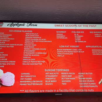 Applegate Farm Ice Cream - Ice Cream & Frozen Yogurt Near Me - Montclair, New Jersey Applegate Farm Ice Cream - Ice Cream & Frozen Yogurt Near Me - Montclair, New Jersey