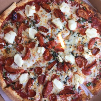 Paradise Pizza - Gentle Italian w pepperoni. Tomatoes roasted in house and basil is fresh! - Pizza Near Me - Carlsbad, California Paradise Pizza - Gentle Italian w pepperoni. Tomatoes roasted in house and basil is fresh! - Pizza Near Me - Carlsbad, California