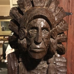 Baxter Springs Heritage Center & Museum - A cigar store Indian.