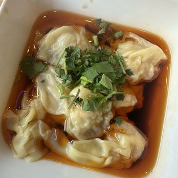 Bao Soup Dumpling - SHRIMP & PORK WONTONS IN CHILI OIL - Soup Near Me - Oklahoma City, Oklahoma Bao Soup Dumpling - SHRIMP & PORK WONTONS IN CHILI OIL - Soup Near Me - Oklahoma City, Oklahoma
