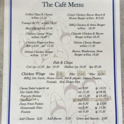 Bamfield Cafe - Menu 21-Jul-2022