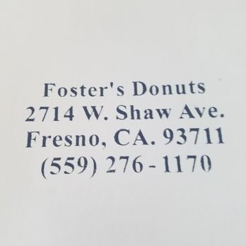 Foster's Donuts - Donuts Near Me - Fresno, California Foster's Donuts - Donuts Near Me - Fresno, California