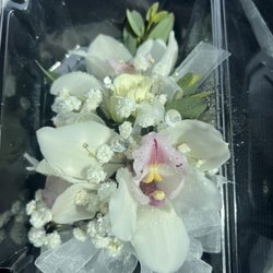 Gloria's Flower Shop - Beautiful corsage made by Enrique!! If you're looking for a florist who won't rip you off, this is the place to go!