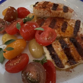 Mandolin Aegean Bistro - Grilled Halloumi - Mediterranean Near Me - Miami, Florida