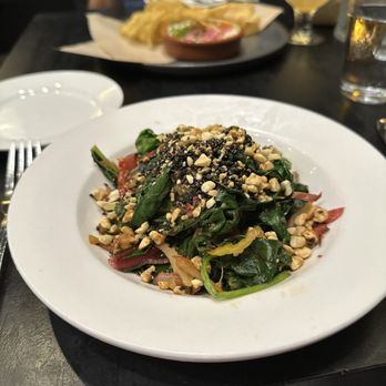 Magpie Cafe - Garlic Sautéed Kale with red turnips and peanuts - New American Near Me - Sacramento, California Magpie Cafe - Garlic Sautéed Kale with red turnips and peanuts - New American Near Me - Sacramento, California