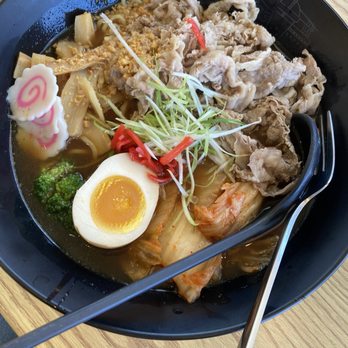 Senjoy - Beef ramen all ingredients - Sandwiches Near Me - Warwick, Rhode Island