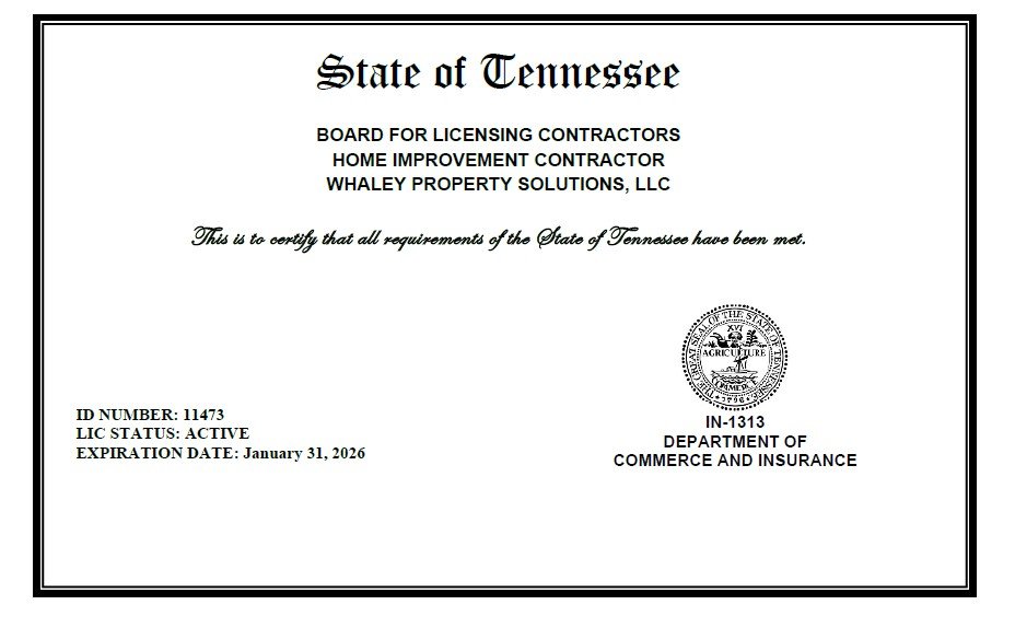 Slide of Whaley Asset Management