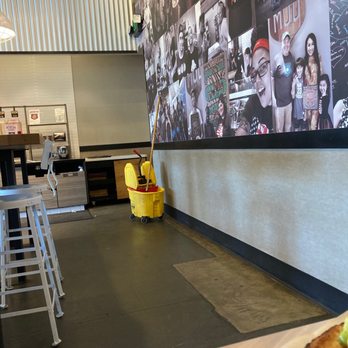 MOD Pizza - Cleaning tools left in the dining area - Pizza Near Me - Redlands, California