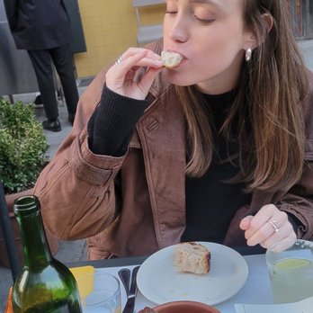 Cervo's - Enjoying the sourdough bread - Seafood Near Me - New York, New York
