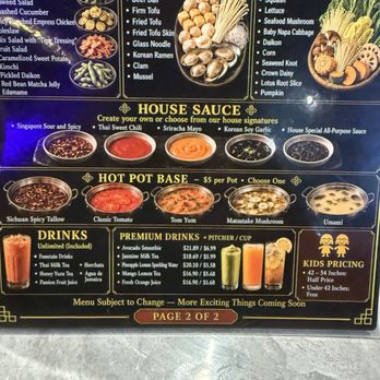 YOI BBQ & Hot Pot - Lists of sauces and hot pot dishes - Buffets Near Me - Montclair, California YOI BBQ & Hot Pot - Lists of sauces and hot pot dishes - Buffets Near Me - Montclair, California