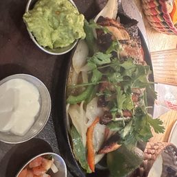 Steak and chicken fajitas Steak and chicken fajitas