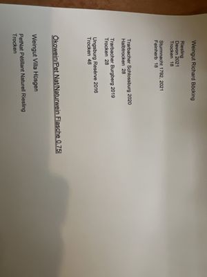 Menu photo 5 Griffin's Traben-Trarbach, RP